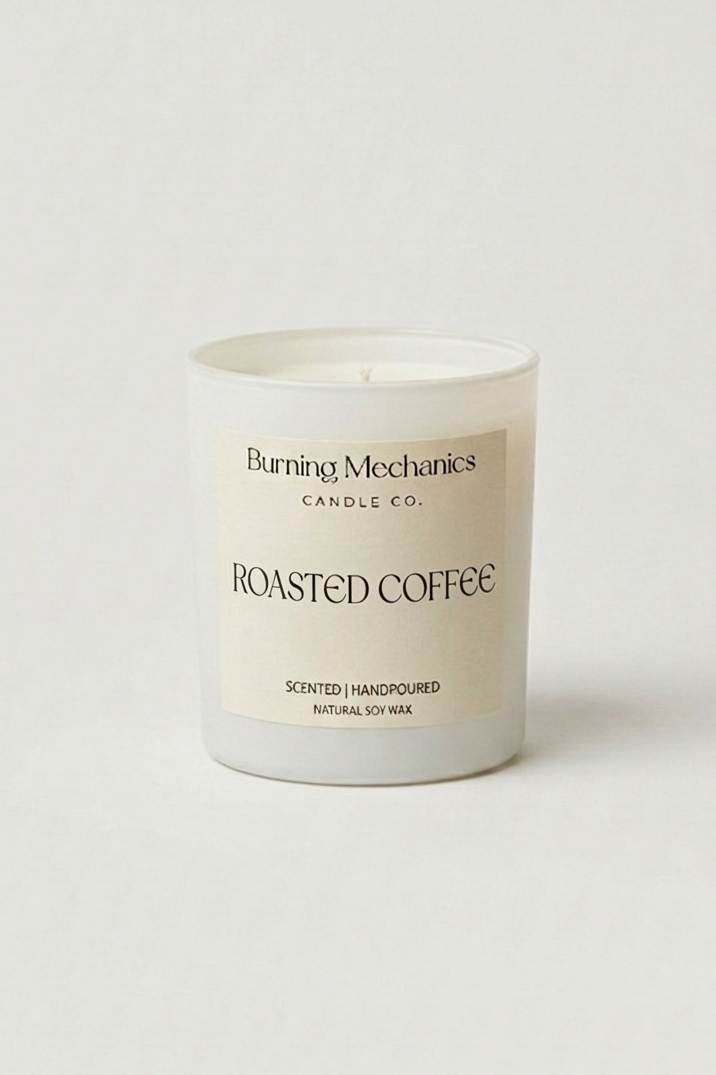 Roasted Coffee - Standard Candle White