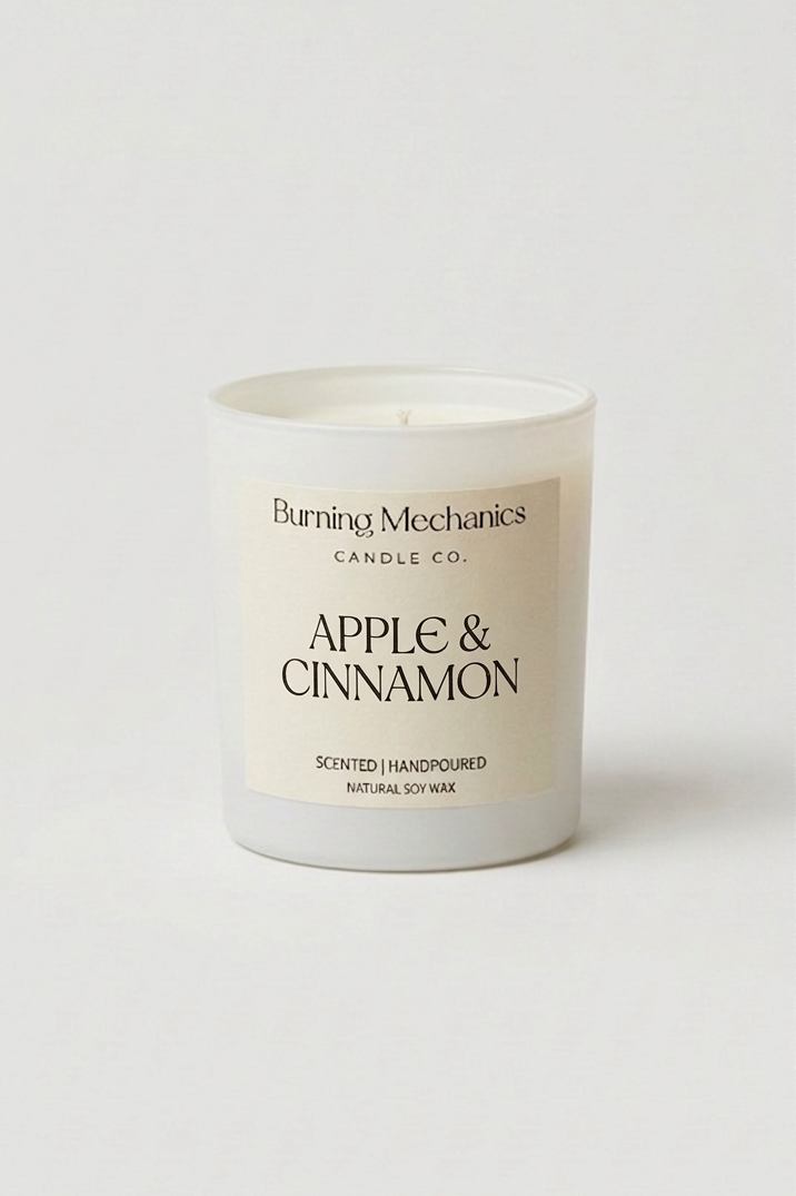Apple & Cinnamon - Standard Candle White