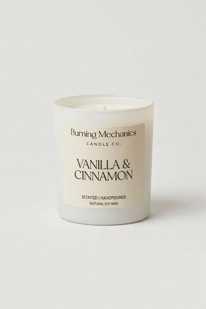 Vanilla & Cinnamon - Standard Candle White