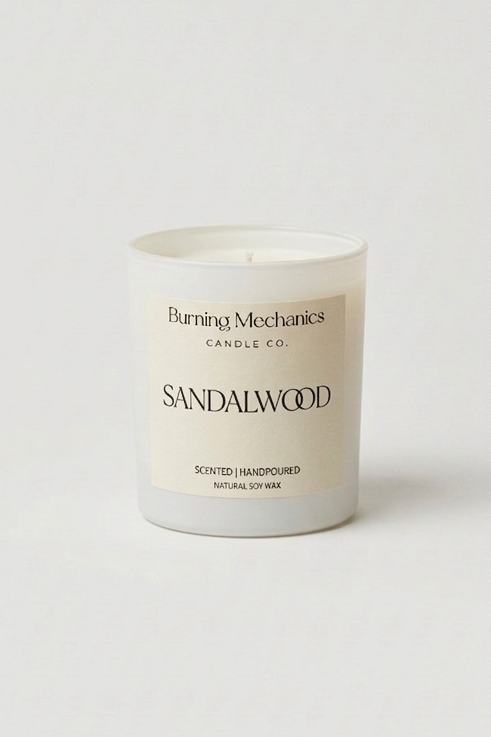Sandalwood - Standard Candle White