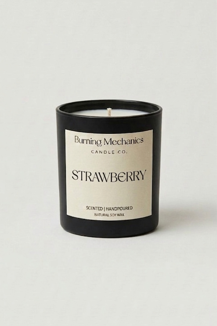 Strawberry - Standard Candle Black