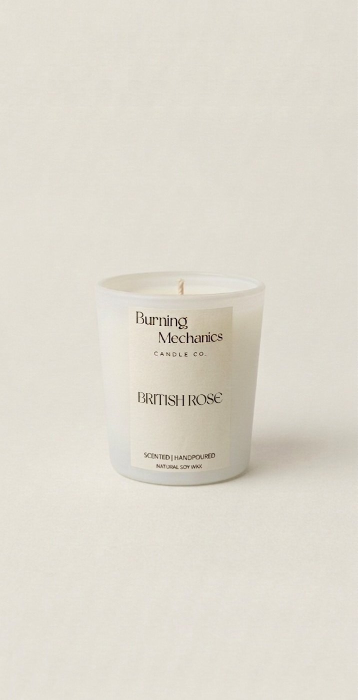 British Rose - Basic Candle