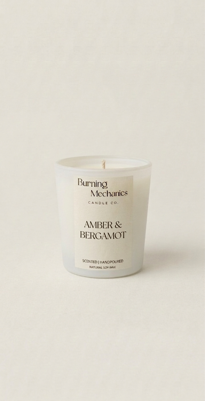 Amber & Bergamot - Basic Candle
