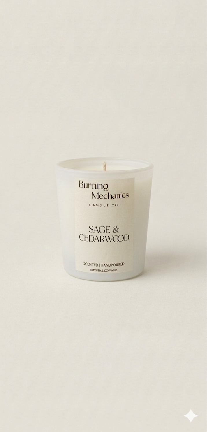 Sage & Cedarwood - Basic Candle