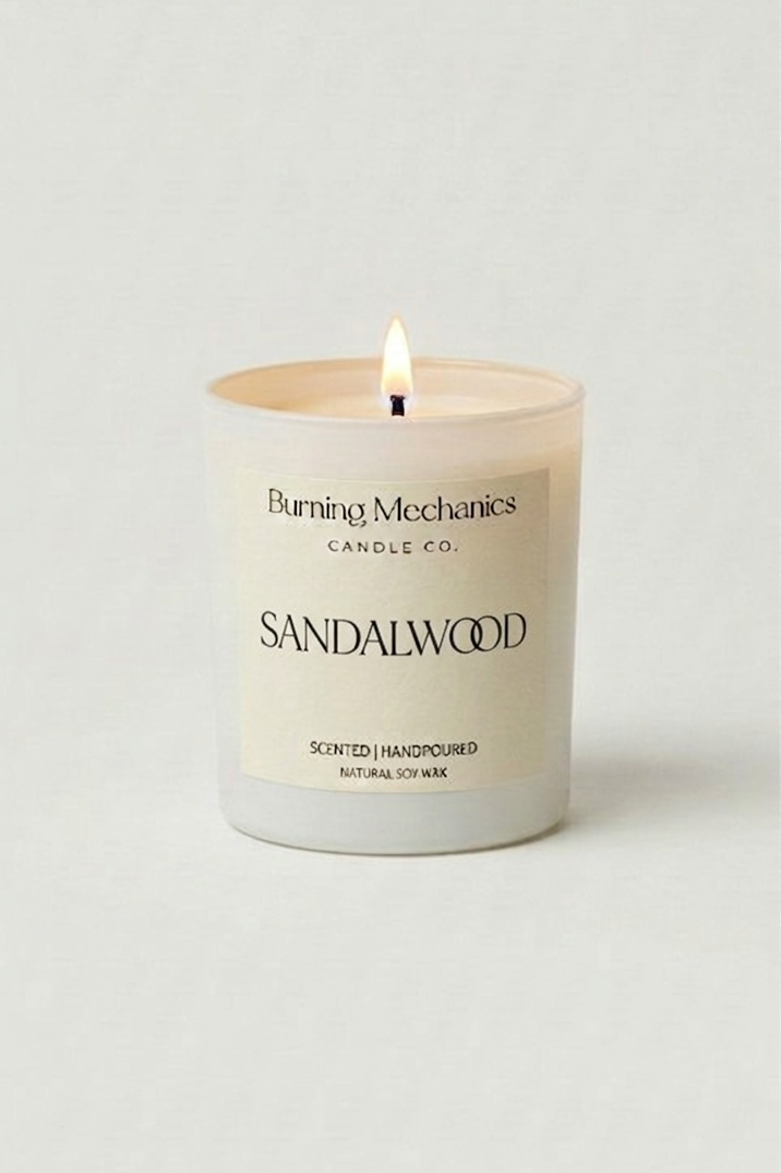 Sandalwood - Standard Candle White