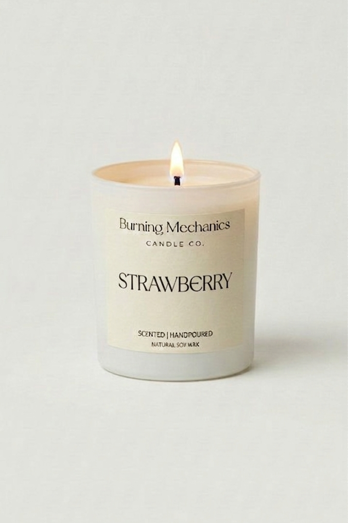 Strawberry - Standard Candle White