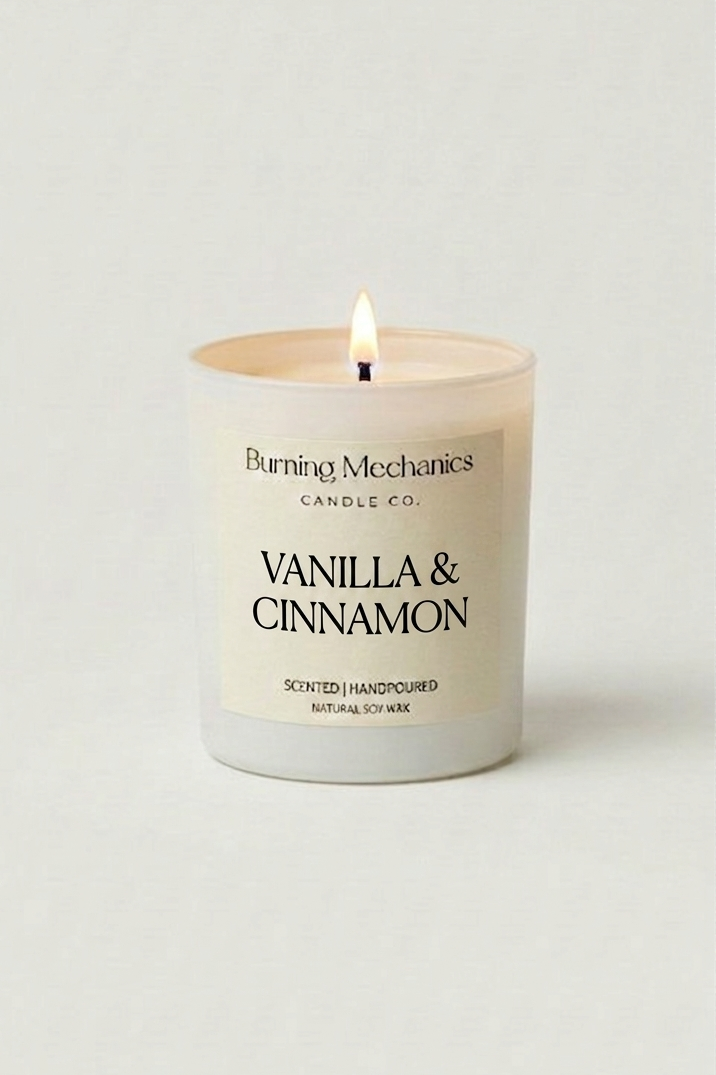 Vanilla & Cinnamon - Standard Candle White