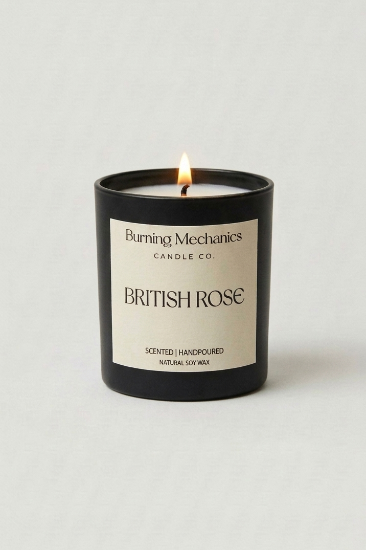 British Rose - Standard Candle Black
