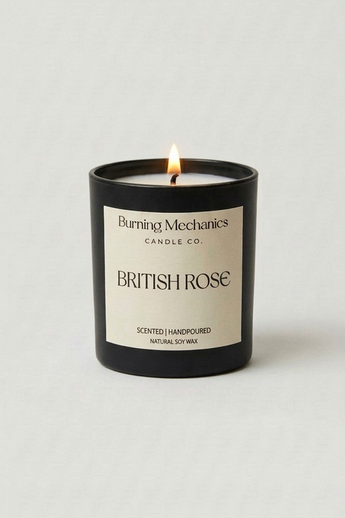 British Rose - Standard Candle Black