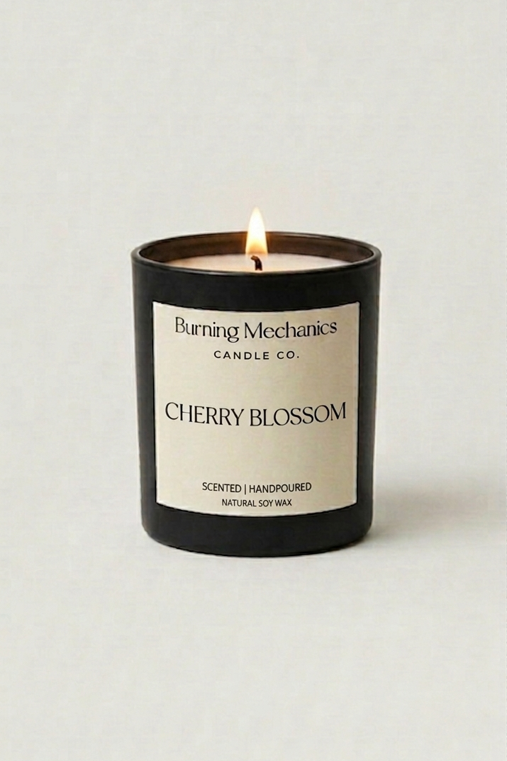 Cherry Blossom - Standard Candle Black