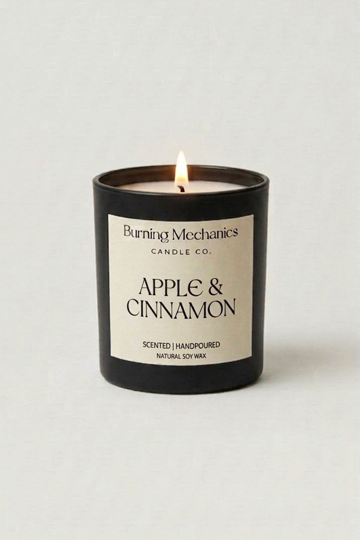 Apple & Cinnamon - Standard Candle Black
