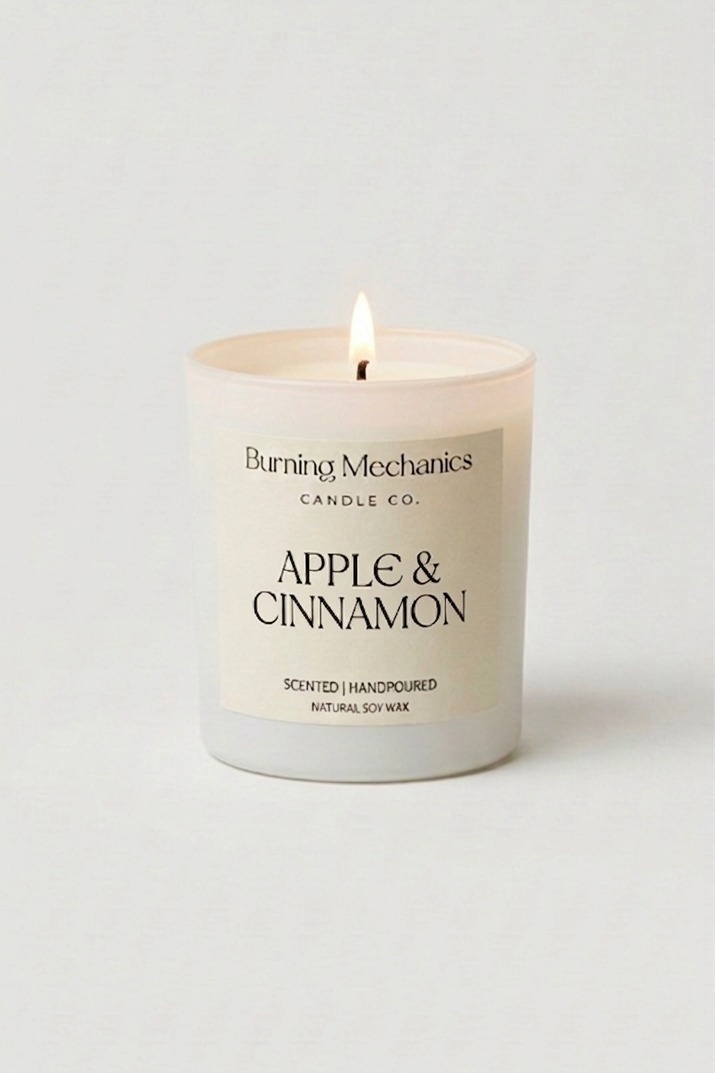 Apple & Cinnamon - Standard Candle White