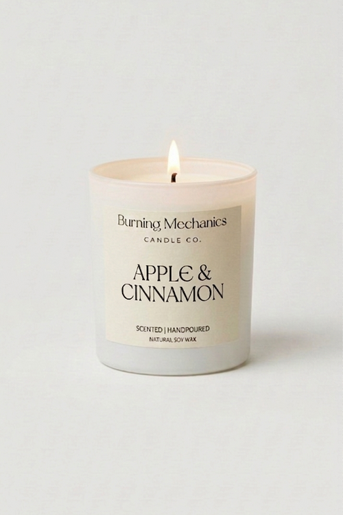 Apple & Cinnamon - Standard Candle White