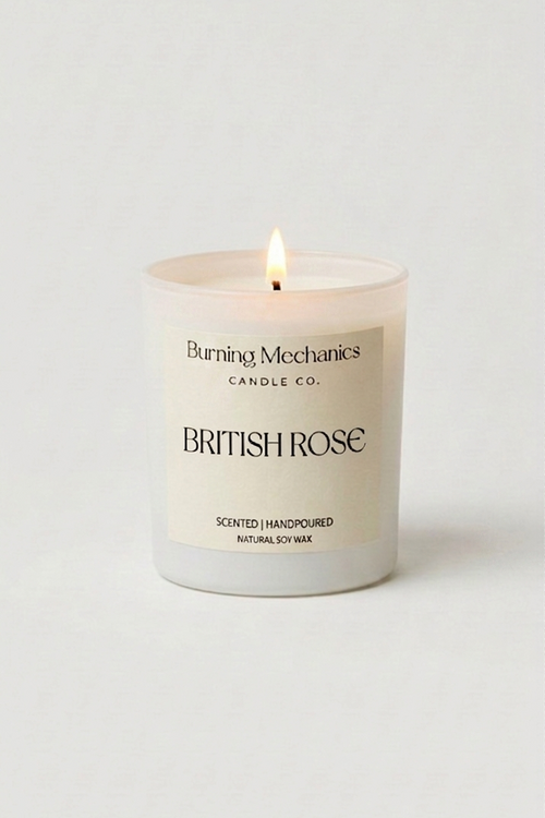 British Rose - Standard Candle White
