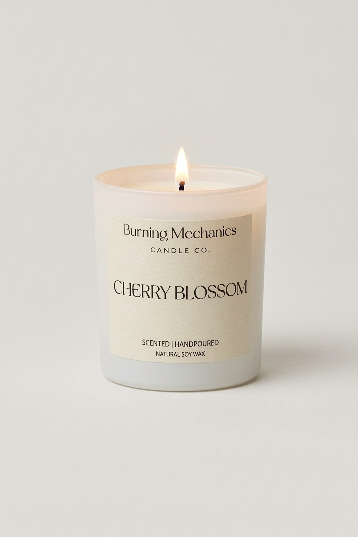 Cherry Blossom - Standard Candle White