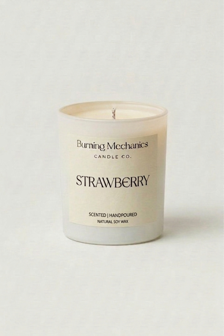 Strawberry - Standard Candle White