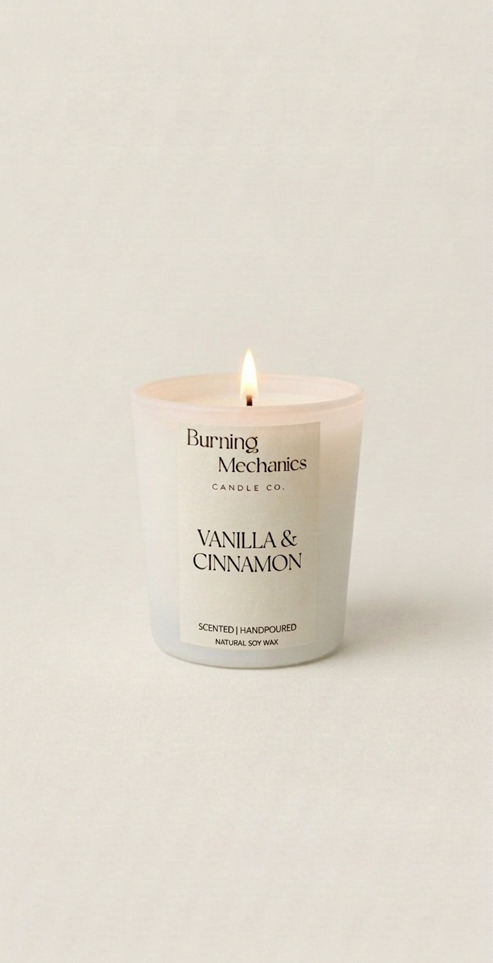 Vanilla & Cinnamon - Basic Candle