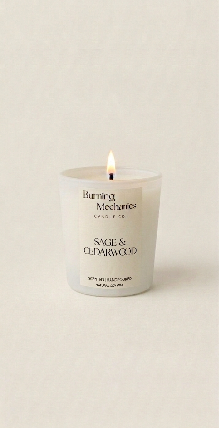 Sage & Cedarwood - Basic Candle